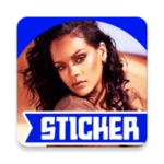 rihanna stickers for whatsapp android application logo